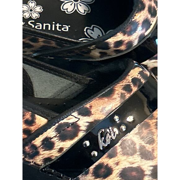 NWOB Koi by Sanita Leopard Print Danish Clogs - Picture 6 of 8